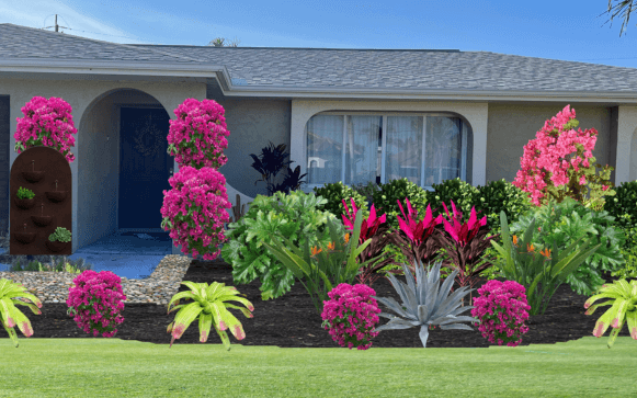Naples landscape design services by Executive Lawn Care
